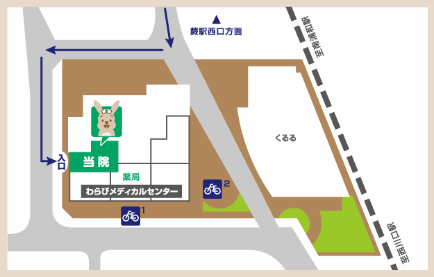 クリニック詳細地図